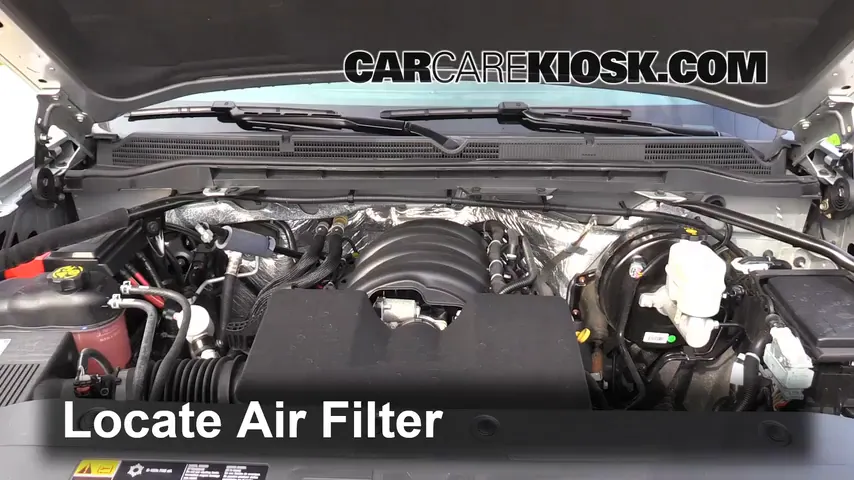 2014 GMC Sierra 1500 SLE 4.3L V6 FlexFuel Crew Cab Pickup Air Filter (Engine)